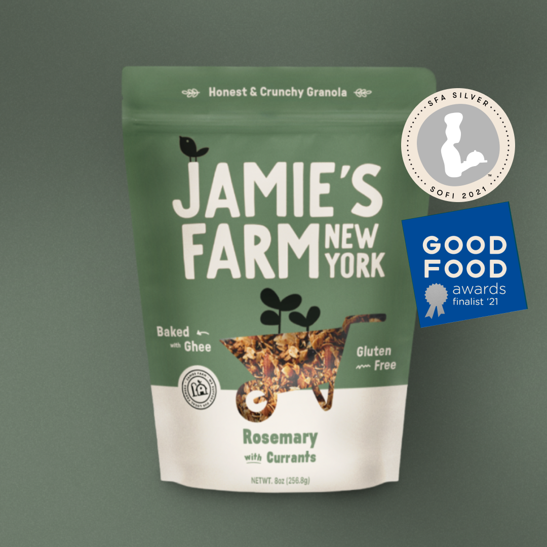 Jamie's Farm Rosemary Granola - Sofi Award Winner and Good Food Awards Finalist