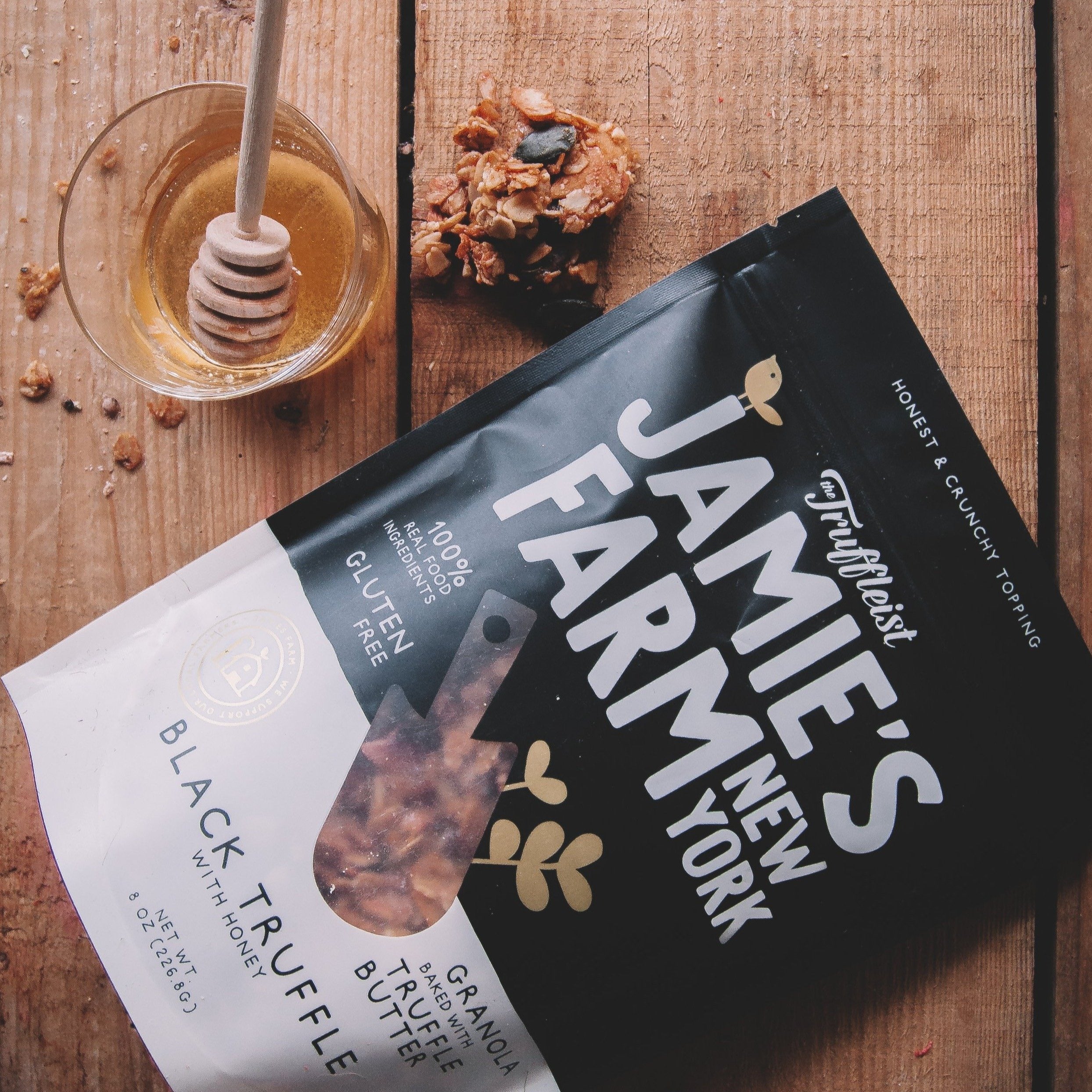 Jamie's Farm x The Truffleist Black Truffle with Honey Granola | Savory Granola Recipe