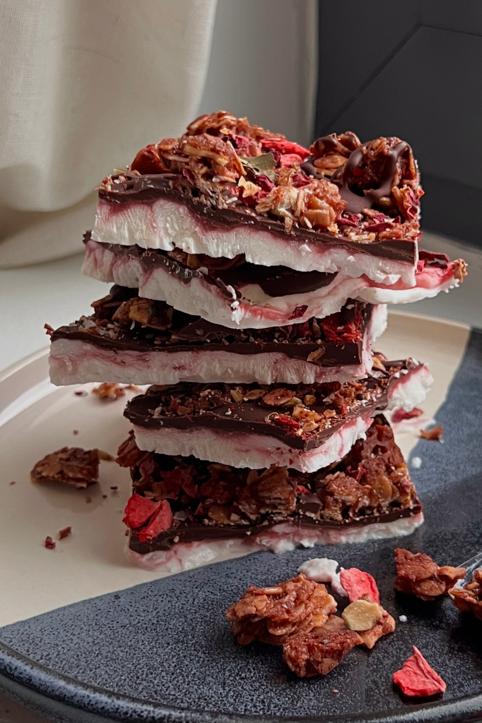 Jamie's Farm x Audrey's Table - Frozen Greek Yogurt Bark with Dark Chocolate, Granola