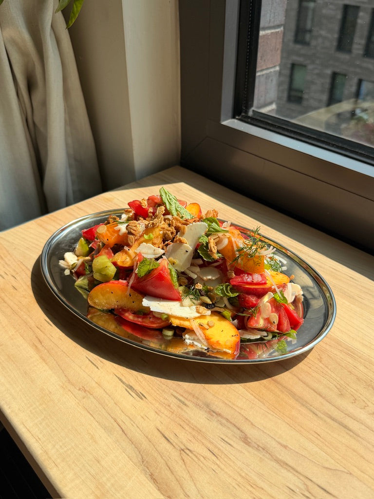 Stonefruit Salad with Rosemary Granola
