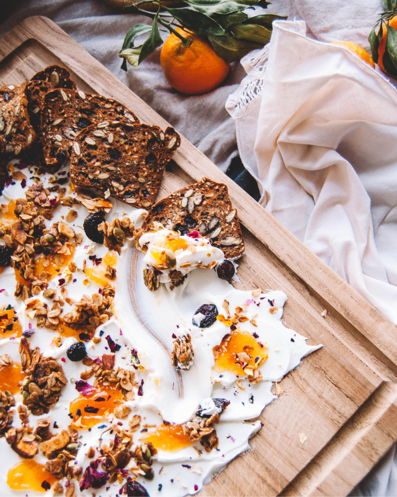 Jamie's Farm x Norr Organic Skyr - Yogurt Board Closeup