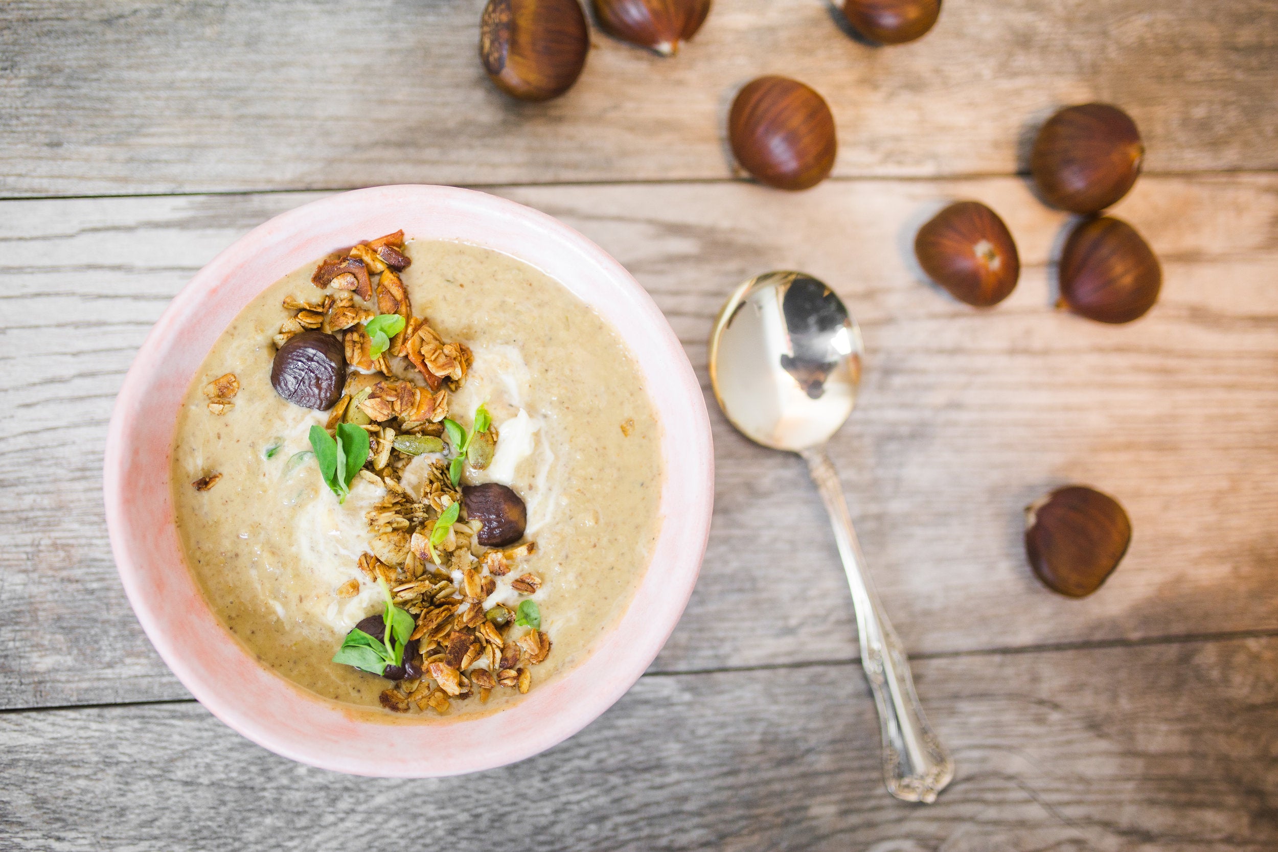 Chestnut Apple Soup