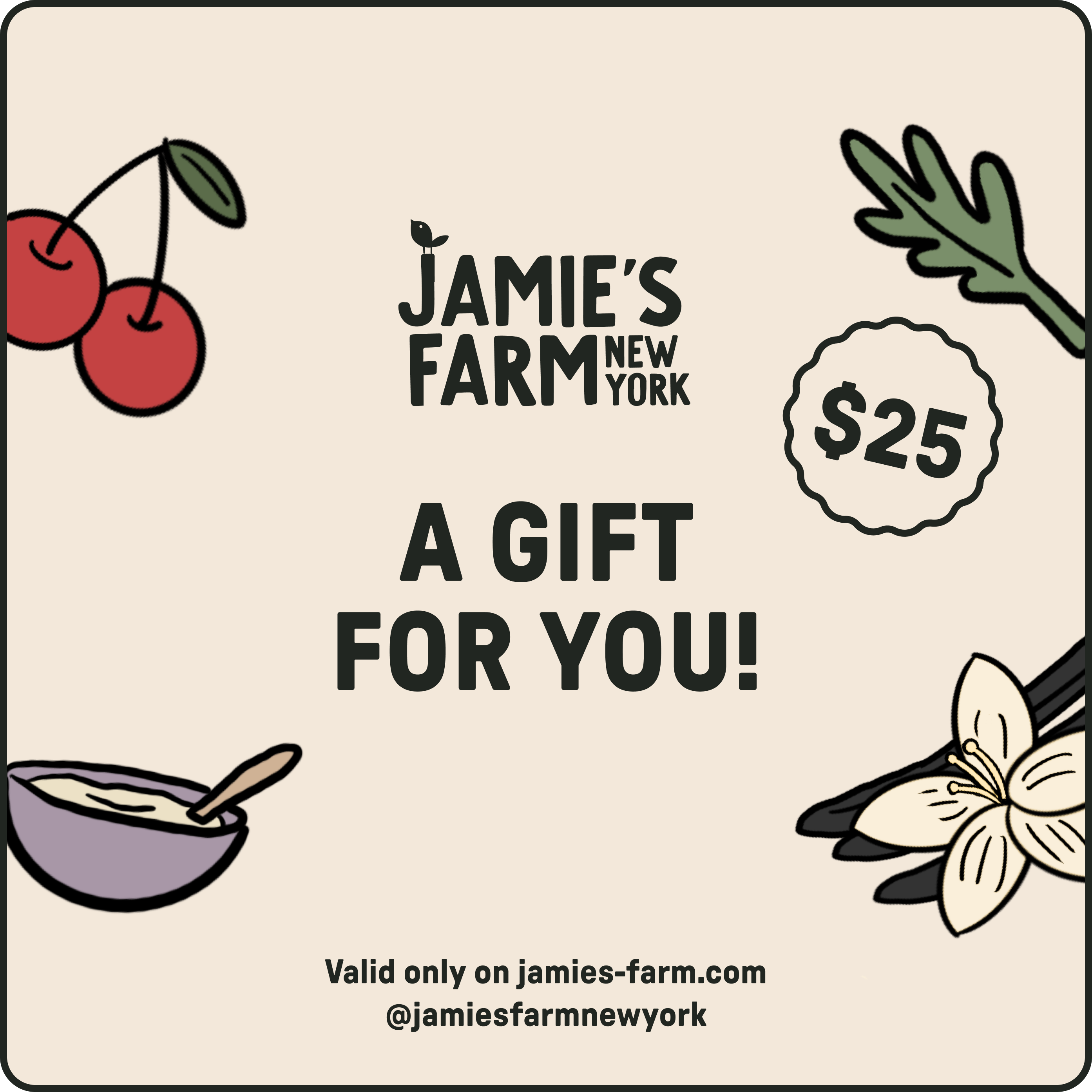 Jamie's Farm Gift Card