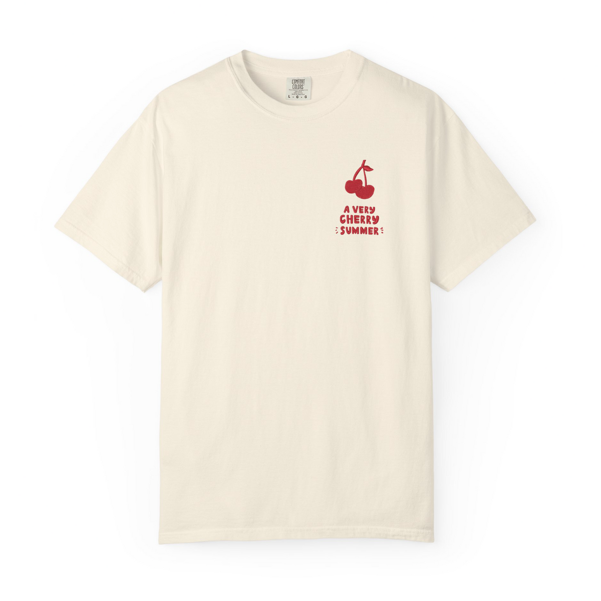 A Very Cherry Summer Embroidered T-Shirt