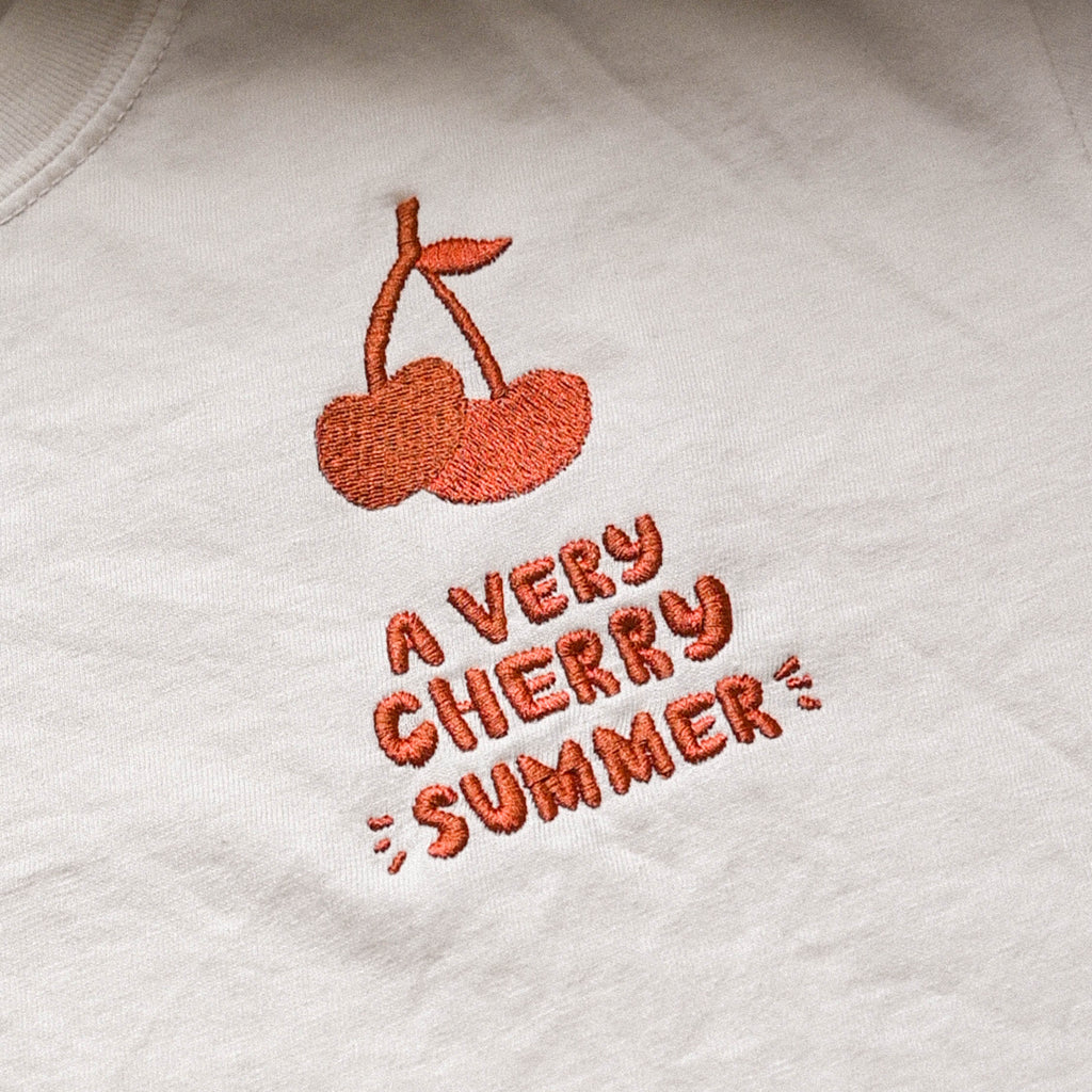 A Very Cherry Summer Embroidered T-Shirt