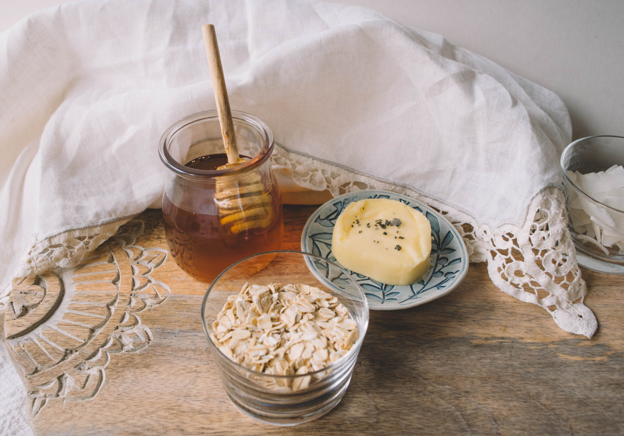 Ghee Butter, Honey, and Organic Gluten-Free Oats - Organic and Gluten-Free Granola