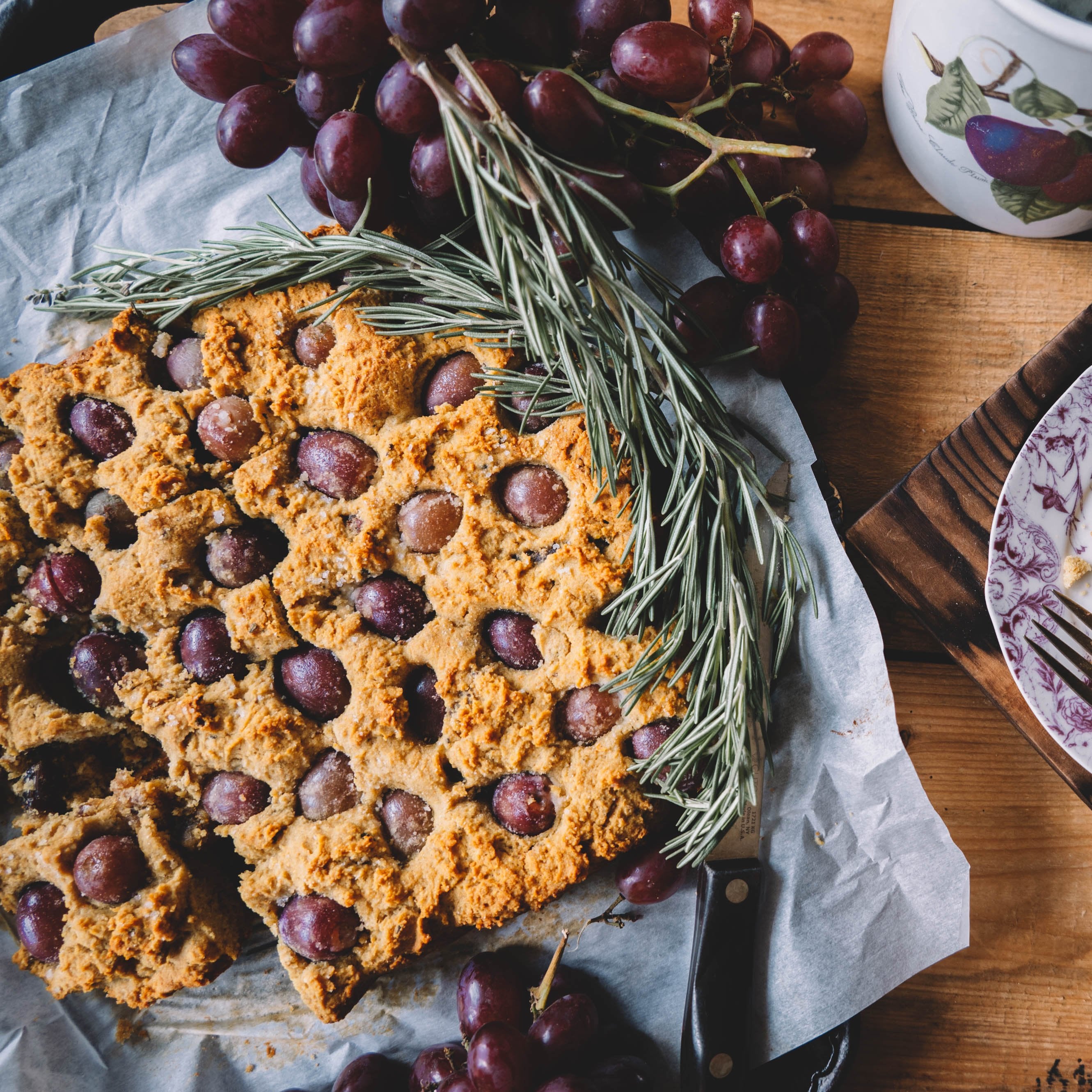 Tuscan Harvest grape cake