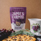 Grape ake and granola