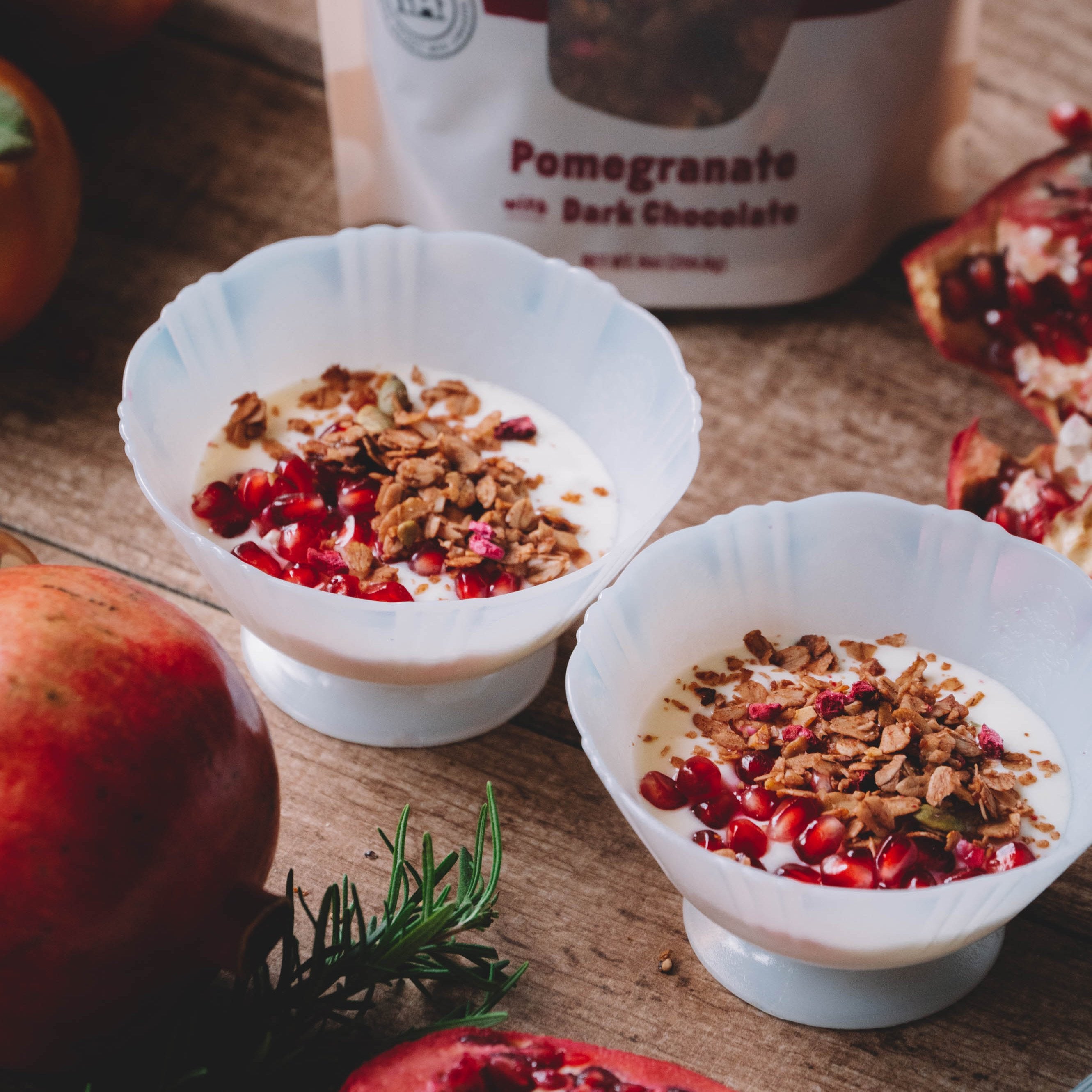 Pomegranate Granola Yogurt Parfait