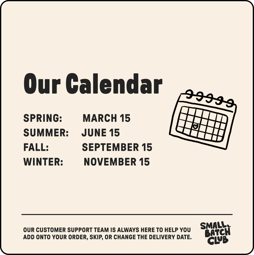 Small Batch Club - Two Seasonal Bags