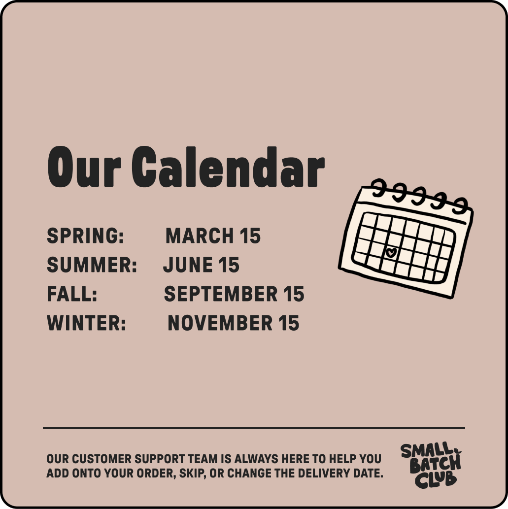 Small Batch Club - Three Seasonal Bags (Prepaid: 1 year)