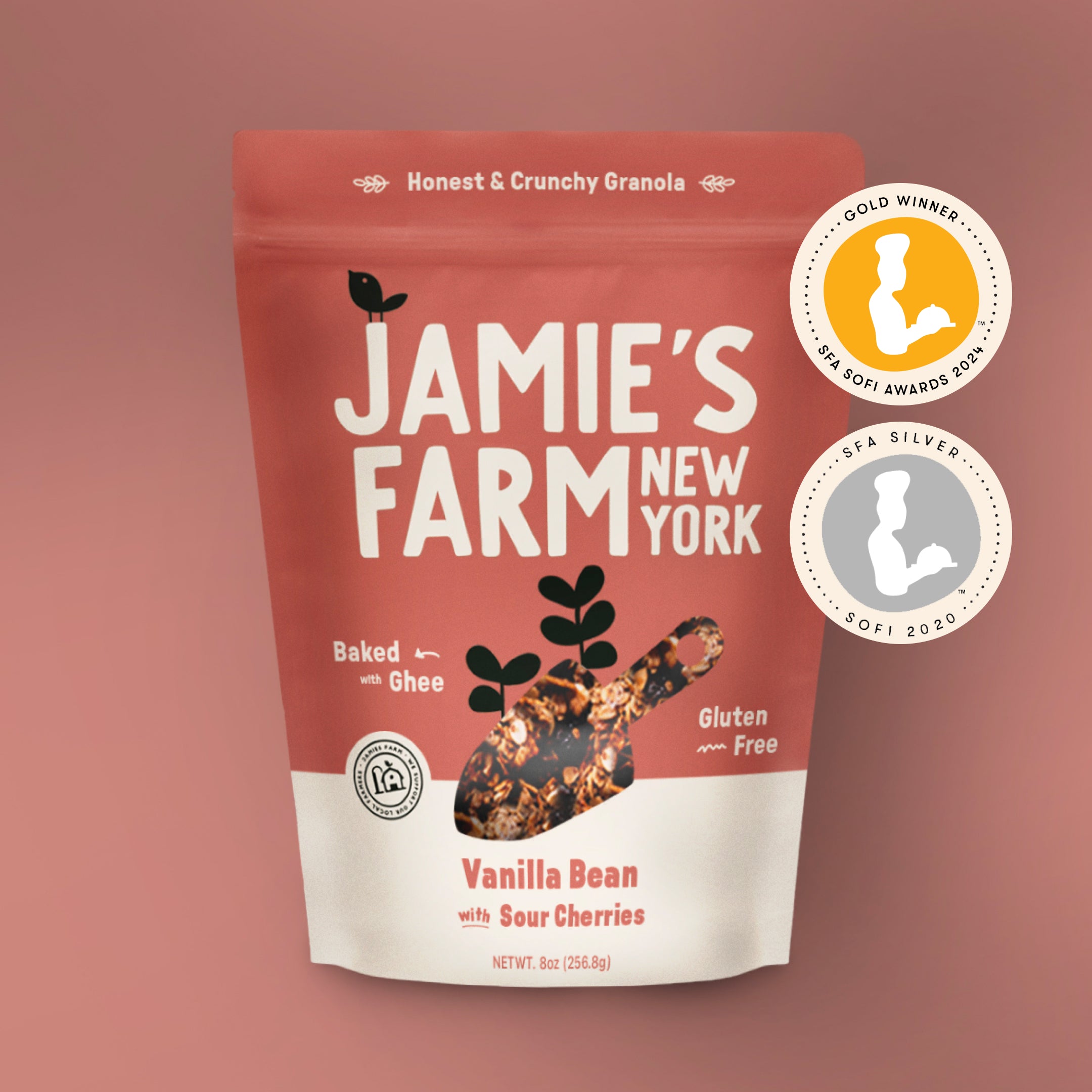 Jamie's Farm New York Award-Winning Granola | Gold Sofi Award Winner 2024 | Gluten-Free Ghee Granola