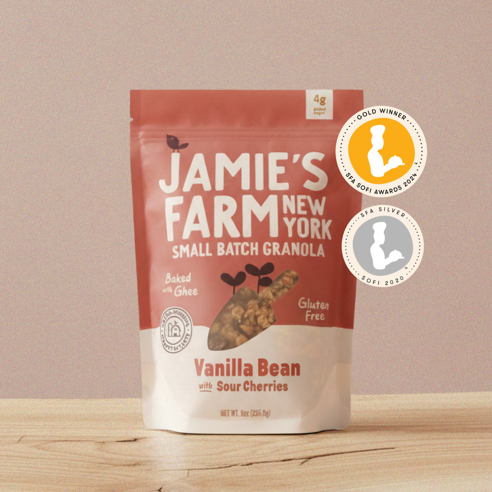 Vanilla Bean Granola with Sour Cherries